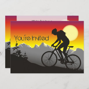 Invitations Velo Anniversaires Zazzle Be