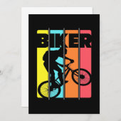Invitation Vélo Tout Terrain Rétro Vintage (Devant / Derrière)