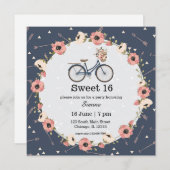 Invitation Vélo tribal (Devant / Derrière)