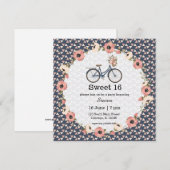 Invitation Vélo tribal (Devant / Derrière)