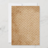 Invitation Vélo vintage Mignonne Révélation de genre (Dos)