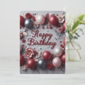 Invitation Velvet Anniversaire Amour (Debout devant)