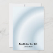 Invitation Vendeuse de modèle d'invitation (Dos)