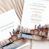 Invitation Venetian Splendor Mariage Basilique della Salute i
