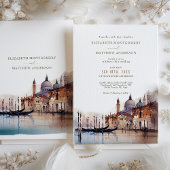 Invitation Venetian Splendor Mariage Basilique della Salute i