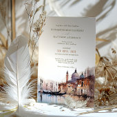 Invitation Venetian Splendor Mariage Basilique della Salute i