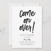 Invitation Venez À La Fête Du Ménage (Devant)