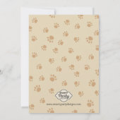 Invitation Venez, asseyez-vous, restez - Garçons Chien Invita (Dos)