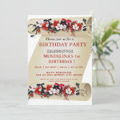 Invitation Venez célébrer notre joyeux anniversaire avec nous (Debout devant)