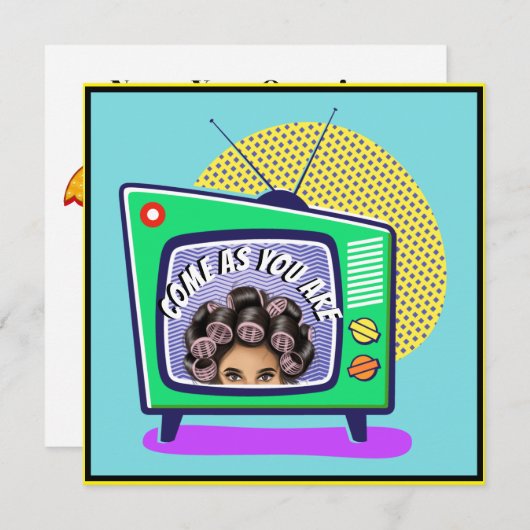 INVITATION VENEZ COMME VOUS ÊTES (Devant / Derrière)