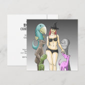 Invitation Venez Comme Vous Êtes La Fête D'Halloween (Devant / Derrière)