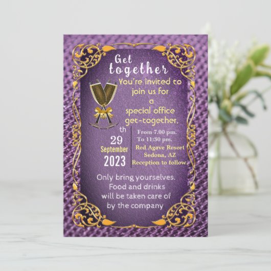 Invitation Venez ensemble (Debout devant)