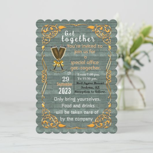 Invitation Venez ensemble (Debout devant)