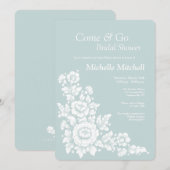 Invitation Venez et allez Wedding shower (Devant / Derrière)