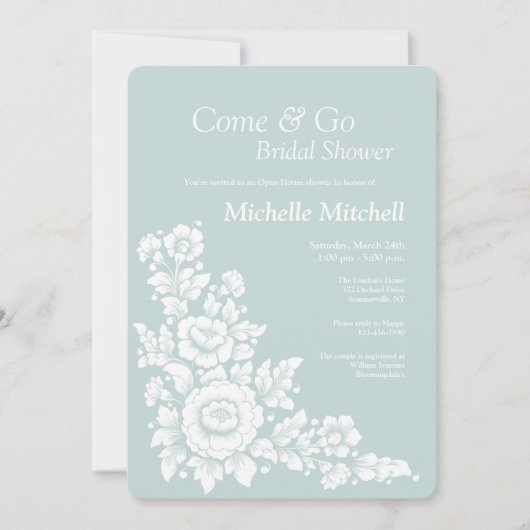 Invitation Venez et allez Wedding shower (Devant)