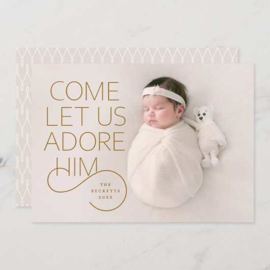 Invitation Venez Laissez-nous l'admirer plein sang photo de N (Devant / Derrière)