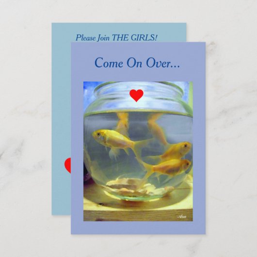 INVITATION - VENEZ - LES DAMES SONT INVITÉES ! (Devant / Derrière)