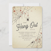 Invitation Venez Nous Accompagner À La Fête D'Halloween (Devant)