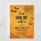 Invitation Venez Nous Accompagner | Anniversaire d'Halloween (Devant)
