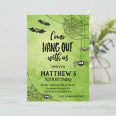 Invitation Venez Nous Détendre| Anniversaire d'Halloween (Debout devant)