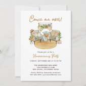 Invitation Venez Sur L'Invitation Confortable Boho Houseécher (Devant)