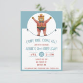 Invitation Venez Un, Venez Tous ! Fête d'anniversaire de l'ou (Debout devant)