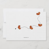 Invitation Venez voir ce que la cigogne a livré (Dos)