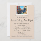 Invitation Venice Alley avec une citation d'amour (Dos)