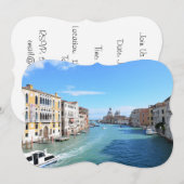 Invitation Venise (Devant / Derrière)