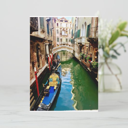 Invitation Venise (Debout devant)