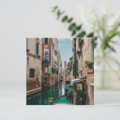 Invitation Venise Italie La ville flottante (Debout devant)