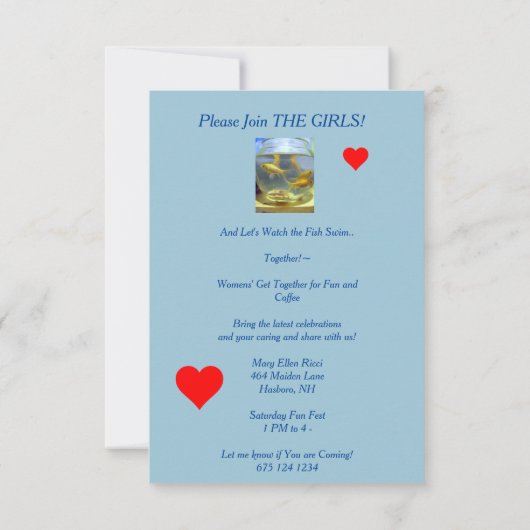 INVITATION - VENNEZ - LES DAMES SONT INVITÉES ! (Dos)