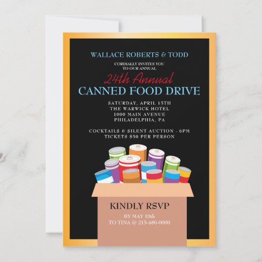 Invitation Vente aux enchères CANNEED DRIVE Corporate Fundrai (Devant)
