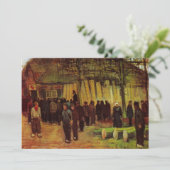 Invitation Vente de bois par Vincent van Gogh (Debout devant)