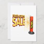 Invitation Vente de feux d'artifice (Devant)