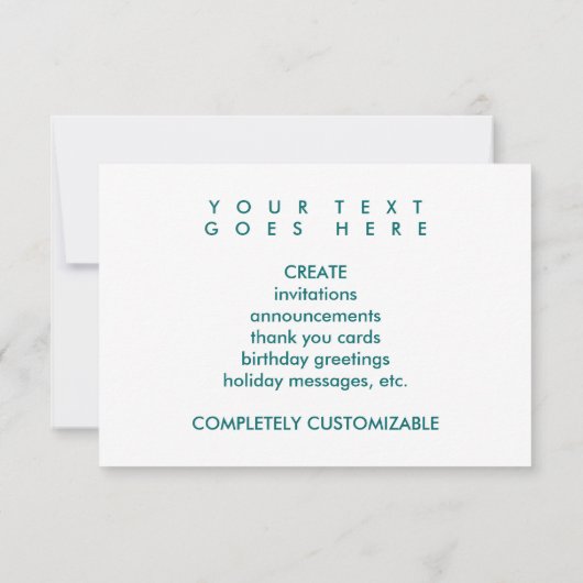 Invitation vente de gâteaux (typographie) (Dos)