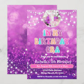 Invitation Ventilateur De Musique Dans Mon Anniversaire Invit (Devant / Derrière)