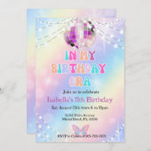 Invitation Ventilateur De Musique Dans Mon Anniversaire Invit (Devant / Derrière)