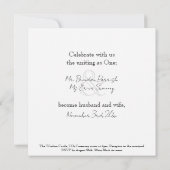 Invitation Venu pour la bière gratuite, séjourné pour la mari (Dos)