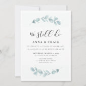 Invitation Verdure aquarelle Nous faisons encore Vow renouvel (Devant)