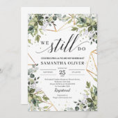 Invitation Verdure boho nous faisons toujours du eucalyptus v (Devant / Derrière)