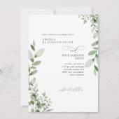 Invitation Verdure en cascade Pas de parents Mariage (Devant)
