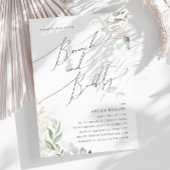 Invitation Verdure et or | Brunch et bulle