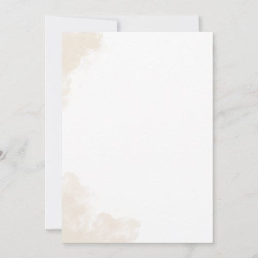 Invitation Verdure minimale Mariage Eucalyptus (Dos)