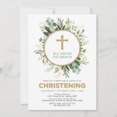 Invitation Verdure moderne Jardin d'or Frissons de fer (Devant)