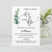 Invitation Verdure Nous faisons toujours l'anniversaire de ma (Debout devant)