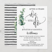 Invitation Verdure Nous faisons toujours Noces de Mariage (Devant / Derrière)