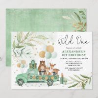 Verdure Or Bois Animaux Sauvages Un Anniversaire