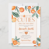 Invitation Verdure Orange Deux petits plats sont en route (Devant)