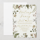 Invitation Verdure Rien de Fantaisie Juste l'Amour de Fuite (Devant / Derrière)